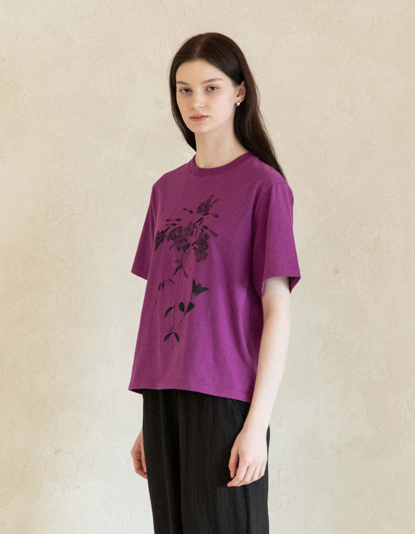 Flower T-shirt (Purple)