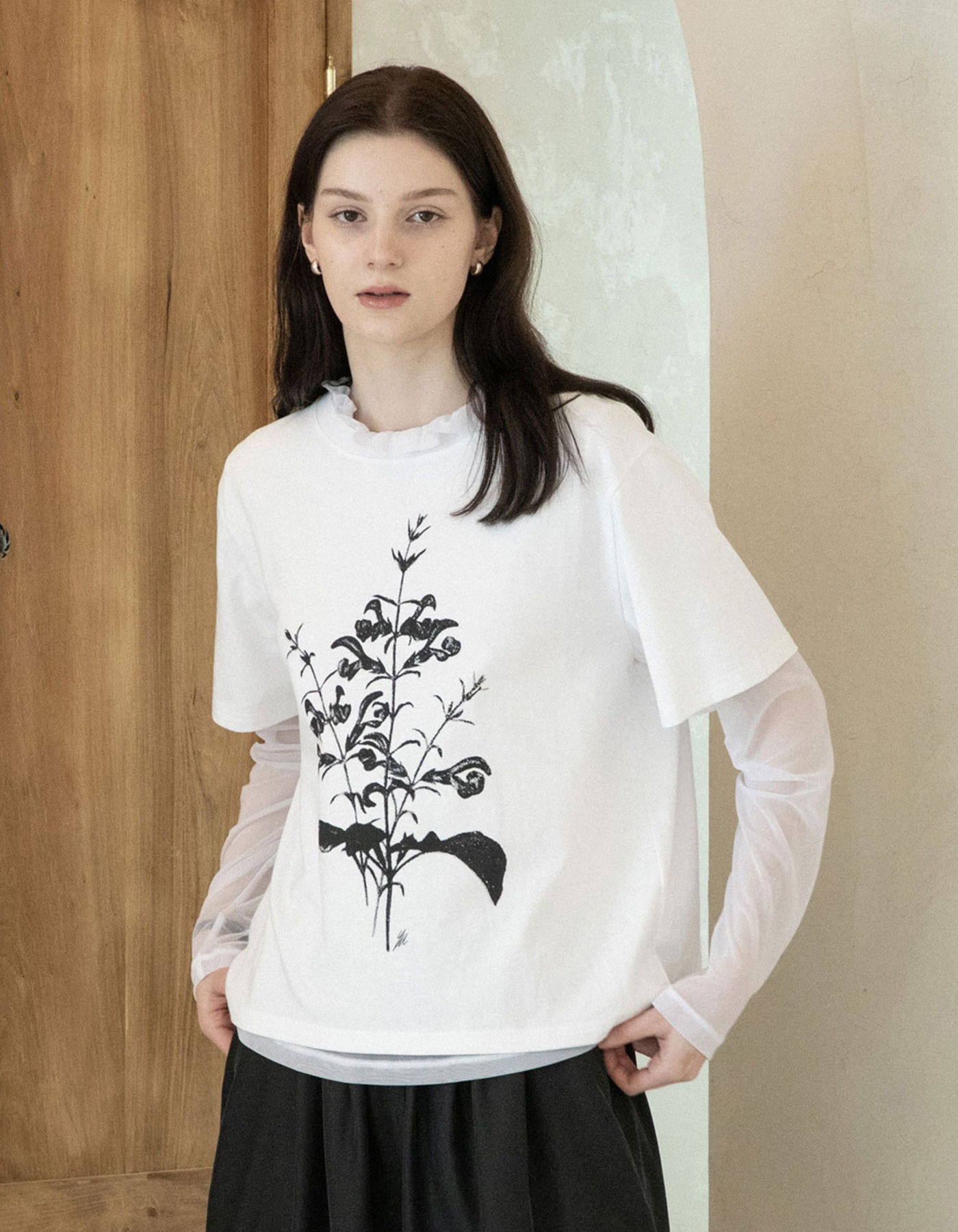 Flower T-Shirt (Ivory)
